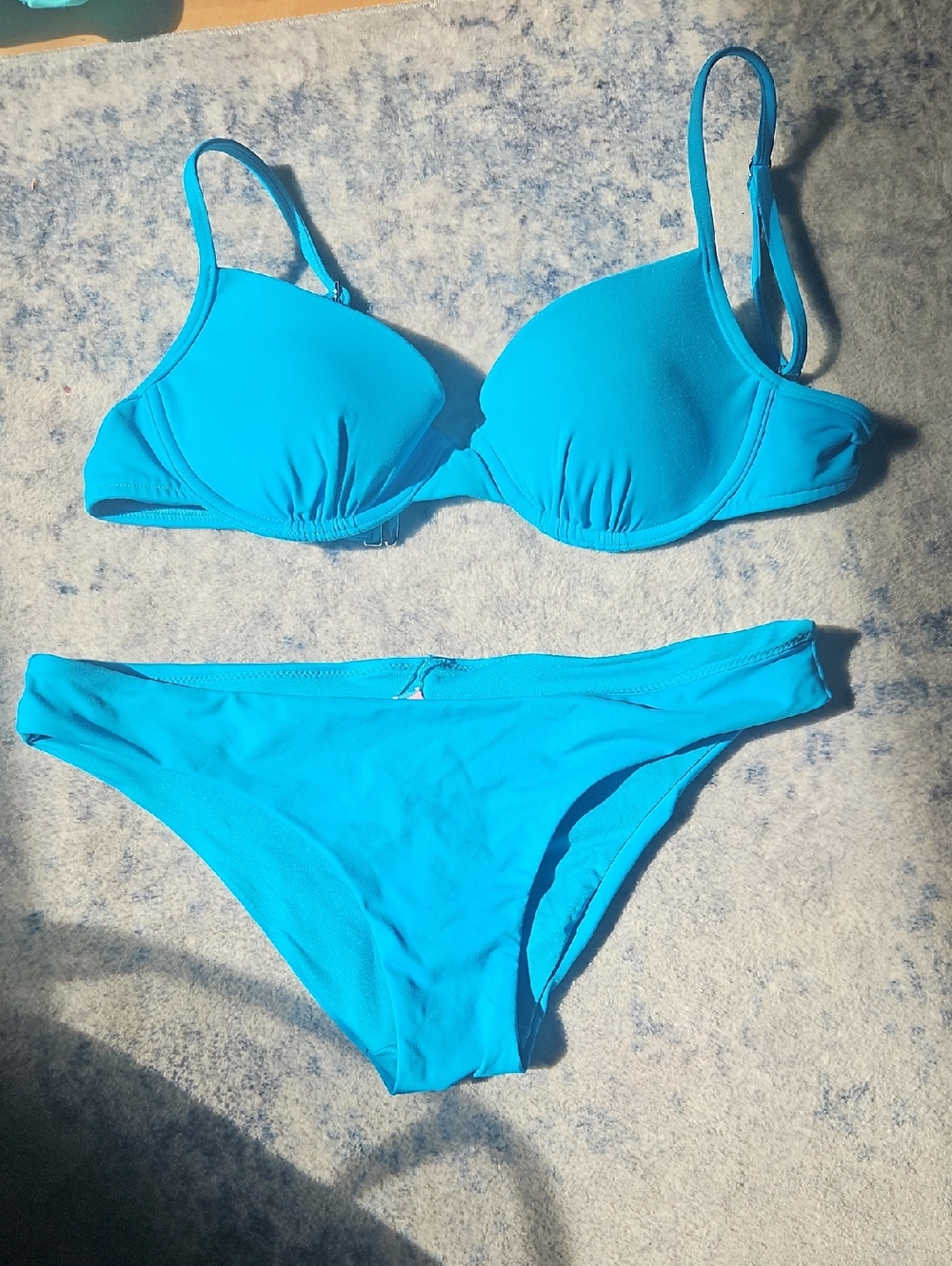 Victoria's Secret Bright Turquoise Two-Piece Bikini Set